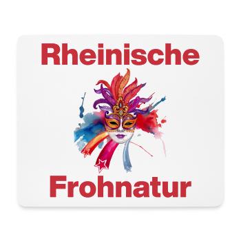 RHEINISCHE FROHNATUR, JECK! KARNEVAL SESSION - Mousepad (Querformat) - Weiß - Vorne