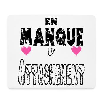 Lacking attachment - Mouse Pad (horizontal) - white - Front