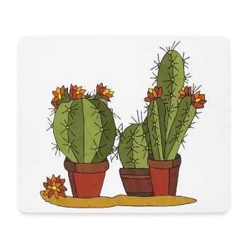 Flowers - Mouse Pad (horizontal) - white - Front