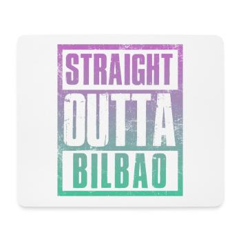 Straight outta Bilbao - Mousepad (Querformat) - Weiß - Vorne