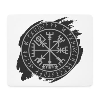 Vegvisir Viking Compass - Mouse Pad (horizontal) - white - Front