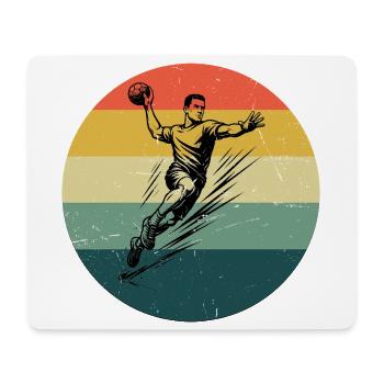 Handball Stil für jeden Anlass für Männer - Mousepad (Querformat) - Weiß - Vorne