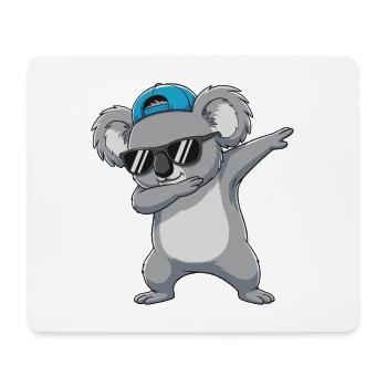 Cool Dabbing Koala Sunglasses Cartoon-Kunst - Mousepad (Querformat) - Weiß - Vorne