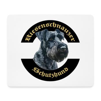 Riesenschnauzer IGP Motiv  - Mousepad (Querformat) - Weiß - Vorne