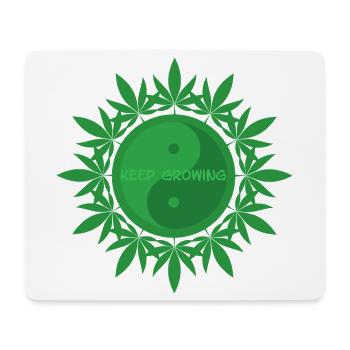 Keep Growing - Mouse Pad (horizontal) - white - Front