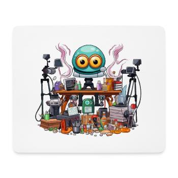 Kreativer Gadget-Workshop Alien - Mousepad (Querformat) - Weiß - Vorne