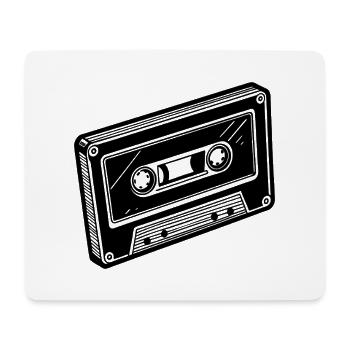Bande audio - Tapis de souris (format paysage) - blanc - Devant