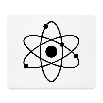 Atom - Mousepad (Querformat) - Weiß - Vorne