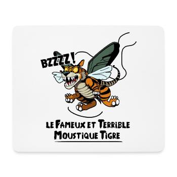 DIE BERÜHMTE TIGERMÜCKE - Mousepad (Querformat) - Weiß - Vorne