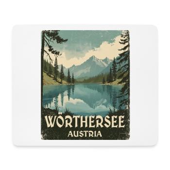 Lake Wörthersee - Mouse Pad (horizontal) - white - Front