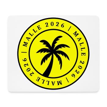 Malle 2026 Palm Tree Circle - Mouse Pad (horizontal) - white - Front