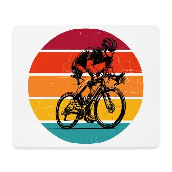 Motif vélo de route pour les vrais passionnés - Tapis de souris (format paysage) - blanc - Devant