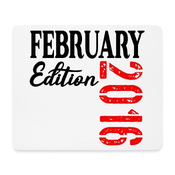 February 2016 - 11th Birthday - Mouse Pad (horizontal) - white - Front