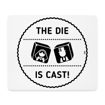The Die Is Cast! (Stag Party Game Over Patch / B) - Mouse Pad (horizontal) - white - Front