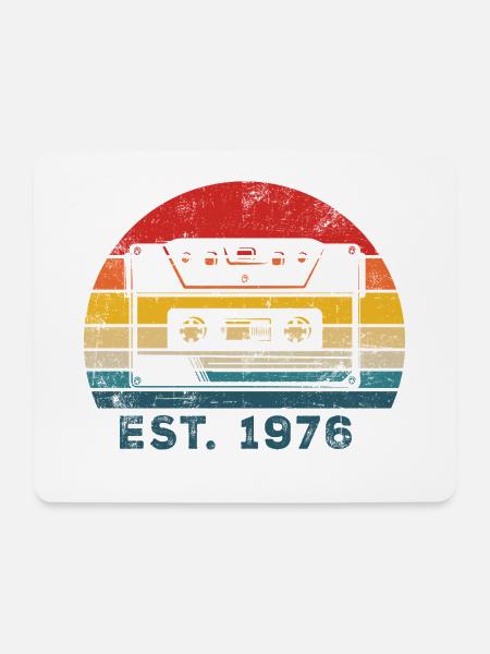 1976 50. Geburtstag - Mousepad (Querformat) - Weiß