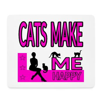 feline - Mouse Pad (horizontal) - white - Front