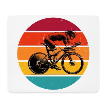 A must-have for real road bikes - Mouse Pad (horizontal) - white - Front