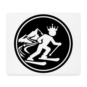 Ski King Skiing - Mouse Pad (horizontal) - white - Front