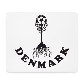Arbre du football du Danemark - Tapis de souris (format paysage) - blanc - Devant