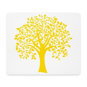Icon Orange Jumbo Tree Print Silhouette - Mousepad (Querformat) - Weiß - Vorne