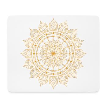 Mandala - Mousepad (Querformat) - Weiß - Vorne