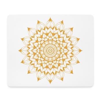 Mandala - Mousepad (Querformat) - Weiß - Vorne