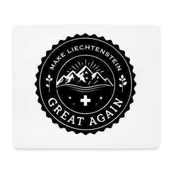 RENDRE LE LIECHTENSTEIN GRAND À NOUVEAU - Tapis de souris (format paysage) - blanc - Devant