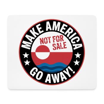 Grönland steht nicht zum Verkauf! - Grönland / Grønland - Mousepad (Querformat) - Weiß - Vorne