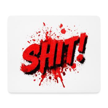 Shit Graffiti Splash - Mousepad (Querformat) - Weiß - Vorne