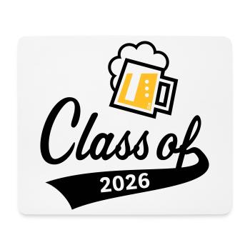 Class Of 2026 (Abschlussklasse / Bier / 3C POS) - Mousepad (Querformat) - Weiß - Vorne