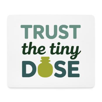 Certified Clinical Micro-Pharmacology Apparel  - Mouse Pad (horizontal) - white - Front