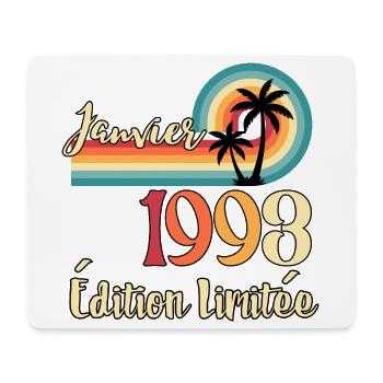 Janvier 1993 – Édition limitée rétro - Tapis de souris (format paysage) - blanc - Devant