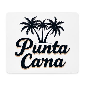 Punta Cana Caribbean Vacation with Palm Trees - Mouse Pad (horizontal) - white - Front