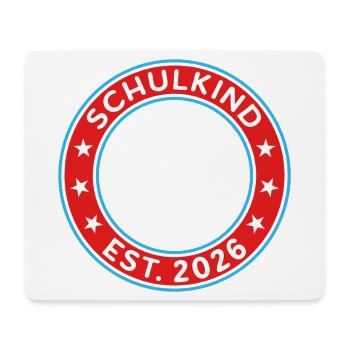 School Child 2026 School Enrollment Back to School First Class - Mouse Pad (horizontal) - white - Front