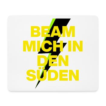 BEAM MICH IN DEN SÜDEN, MALLE CALLING! URLAUB JGA - Mousepad (Querformat) - Weiß - Vorne