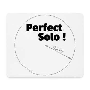 Solo parfait - Tapis de souris (format paysage) - blanc - Devant