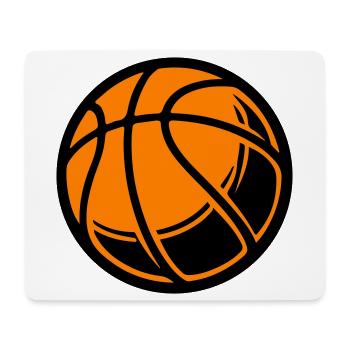 Basketball Ball - Mousepad (Querformat) - Weiß - Vorne