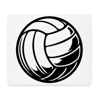 Volleyball Ball - Mousepad (Querformat) - Weiß - Vorne