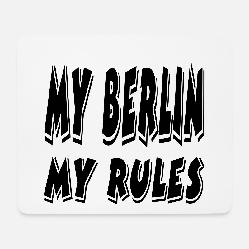 Berlin - Mousepad (Querformat) - Weiß