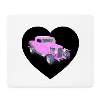 Auto - Mousepad (Querformat) - Weiß - Vorne