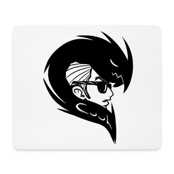 unzerbrechlich - Mousepad (Querformat) - Weiß - Vorne
