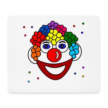 The_clown - Mousepad (Querformat) - Weiß - Vorne
