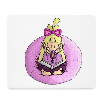 Tida - le livre / - Tapis de souris (format paysage) - blanc - Devant