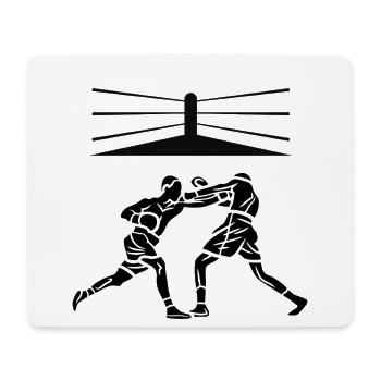 Boxer - Mousepad (Querformat) - Weiß - Vorne