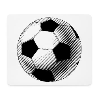 Black and White Sketch Balloon - Mouse Pad (horizontal) - white - Front