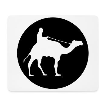 Kamel Reiten - Mousepad (Querformat) - Weiß - Vorne