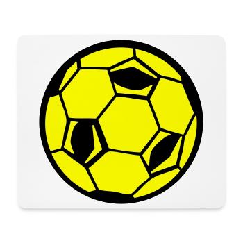 Football Fußball - Tapis de souris (format paysage) - blanc - Devant