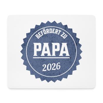 Promotion Papa 2026 - Tapis de souris (format paysage) - blanc - Devant