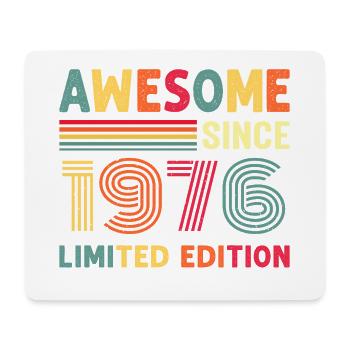 1976 50. Geburtstag - Mousepad (Querformat) - Weiß - Vorne