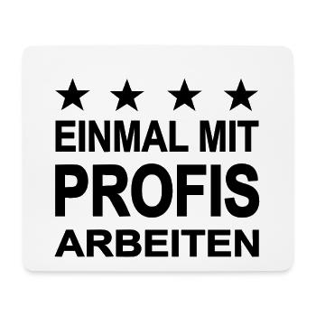 Arbeiten - Mousepad (Querformat) - Weiß - Vorne